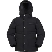 Mountain Warehouse Kinder/Kinder Manta Borg Gevoerd Jasje (Zwart)