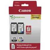 Canon PG-575/CL-576 Cartridge + Fotopapier