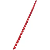 GBC Bindrug 8mm 21rings A4 rood 100 stuks - 2 stuks