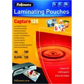 Fellowes Lamineerhoezen Capture 125 mic A6 (100 Stuks)