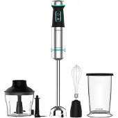 Cecotec Handmixer Power TitanBlack 1200 XL Cream&Crush, 1200W