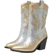 Buffalo Cowboylaarzen goud / zilver