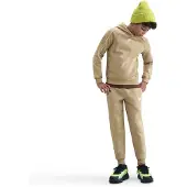 Nike Joggingpak 'CLUB FLC' donkerbeige