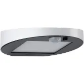 Paulmann LED buitenwandlamp solar Ryse wit, wit / opaal, Kunststof, Modern, solar buitenlamp