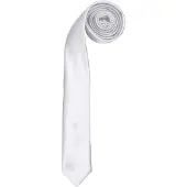 Premier Stropdas - Heren Slank Retro Work Tie (Pakket van 2) (Wit)