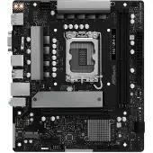 Asrock H810M-X Moederbord Socket Intel LGA 1851 Vormfactor Micro-ATX Moederbord chipset Intel H810