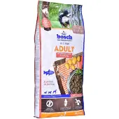Bosch Tiernahrung Bosch 09030 Volwassen kattenvoer, zalm en aardappel, 15 kg