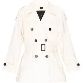 Dreimaster Klassik Tussenmantel 'Classic' offwhite