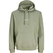 Jack & Jones Sweatshirt 'JORNorrebro' pastelgroen / wit