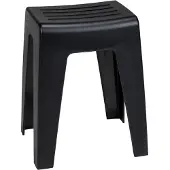 Wenko Badkruk Kumba Zwart 38x47x32cm