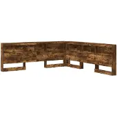 vidaXL Opberghoofdbord Rook Eiken Bewerkt hout