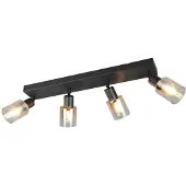 RL LIVE YOUR LIGHT REALITY CADIZ - Spot - Zwart mat - excl. 4x E14 4 W - Plafondbevestiging