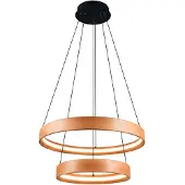 TRIO Hanglamp Lynwood, dimbaar, hout licht, Woon-/ Eetkamer, Hout
