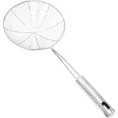 SuperMerchantEU - Stalen Schuimspaan - 35 cm - Ergonomische Handgreep - Vaatwasmachinebestendig