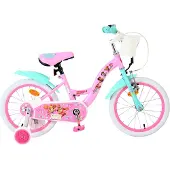 Volare Paw Patrol Kinderfiets - Meisjes - 16 inch - Roze - Twee handremmen
