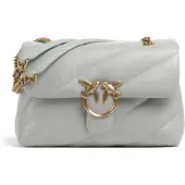 Pinko Love Puff Classic | Schoudertas leer | grijs