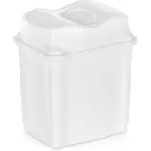 Kerbl - Prullenbak - 5L - Witte Kleur - Uitschuifdeksel