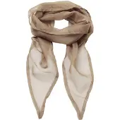 Premier Uniseks sjaal van chiffon in kleuren voor volwassenen (Khaki)