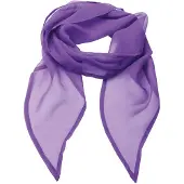 Premier Uniseks sjaal van chiffon in kleuren voor volwassenen (Rijke Violet)