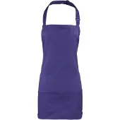 Premier Kleuren 2-in-1 schort / werkkleding (Pack of 2) (Paars)