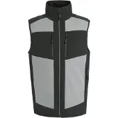 Regatta Heren E-Volve Colour Block Softshell Bodywarmer (Mineraalgrijs/antraciet)
