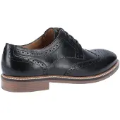 Hush puppies Heren Bryson leren Oxford Schoenen (Zwart)