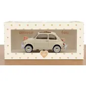 Norev Fiat 500 L 1968 Ivory Modelauto 1/18