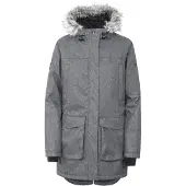 Trespass - Dames Thundery Waterdichte Jas (Zwart/Grijs)
