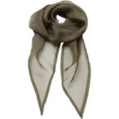 Premier Uniseks sjaal van chiffon in kleuren voor volwassenen (Olijf)