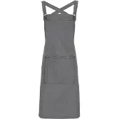 Premier Cross Back Barista Slabberschort (Grijze Denim)
