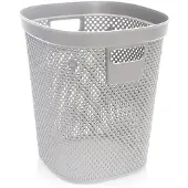 Northio - Prullenbak - 12,5L - Grijs - Bureaustijl