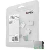 Lindy USB-Lock USB-A-poortslot Set van 10 stuks Groen Zonder sleutel