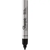 Sharpie marqueur permanent metal small, pointe ogive, noir noir
