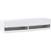 Beliani EDMONTON - TV-meubel - Wit - MDF