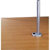 Lindy Desk Clamp Pole Tafelbeugel voor monitor Aantal monteerbare displays: 1 Display(s) Zilver Vast