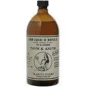 Marius Fabre Nature Marseille zeep tijm dille navul 1 liter