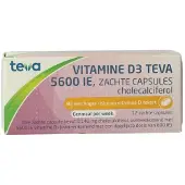 Teva Vitamine D3 5600IE zachte capsules