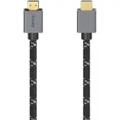 Hama 00200504 HDMI-kabel HDMI Aansluitkabel HDMI-A-stekker, HDMI-A-stekker 2.00 m Grijs, Zwart 8K UHD