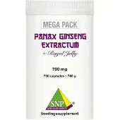 Snp Panax ginseng extract megapack 750 capsules