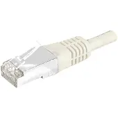 Dexlan Patchkabel S/FTP (PIMF), CAT.6A EIA/TIA, Class EA, grau, 5,0 m Patchkabel mit besonders schmalem Kni