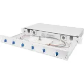 Digitus Fiber Optic Sliding Splice Box, 1U, Equipped