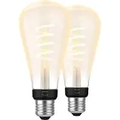 Philips Hue Filament White Ambiance Edison XL Lot de 2