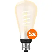 Philips Hue Filament White Ambiance Edison XL Lot de 5