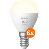 Philips Hue Ampoule Globe White E14 Lot de 6