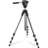 Hama Statief "PRO Move 160 2D+", videostatief voor camera en GSM, 160cm