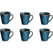 Medard de Noblat - Vertigo Denim - Bekers - 6 delig - Stoneware