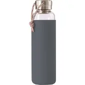 Black+blum Waterfles Glass Water Bottle Grijs 600 ml