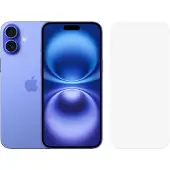 Apple iPhone 16 Plus 128GB Blauw + BlueBuilt Screenprotector Glas
