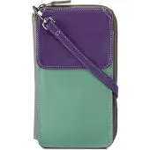 Mywalit Portemonnee 'Multi Purse' lichtgroen / donkerlila
