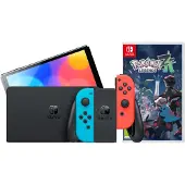 Nintendo Switch OLED Bleu/Rouge + Légendes Pokémon : Z-A